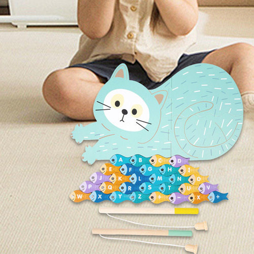 Juego De Pesca, Juguetes Preescolares De Aprendizaje
