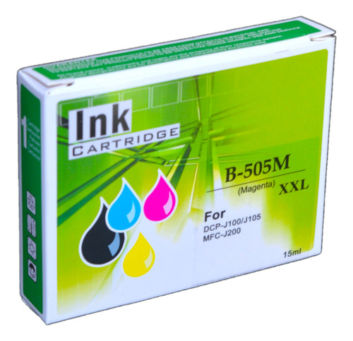 Tinta Lc505m Xxl Lc 505 Xxl Magenta Brother Alternativa