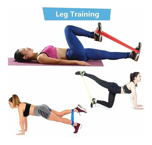 Resistencia Banda De Resistencia Ejercicio Yoga Kit 5pcs