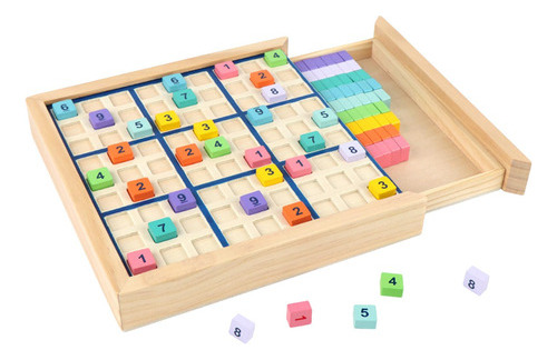 Juego De Escritorio De Sudoku De Madera Birthday Gifts Numbe