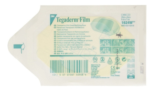 Aposito Transparente Tegaderm Film Impermeable 3m 6 X 7 Cm