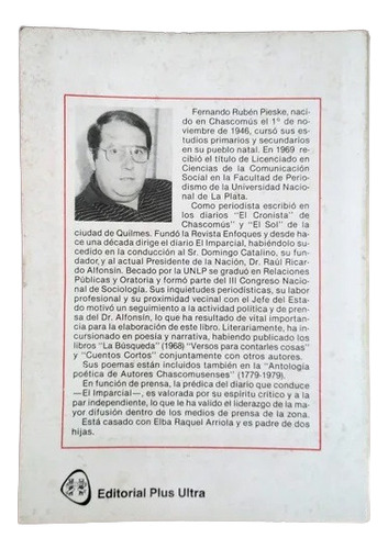 Hombre De Prensa - Fernando Ruben Pieske, Plus Ultra (Usado)