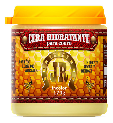 Hidratante De Couro - Cera Jr - 180g