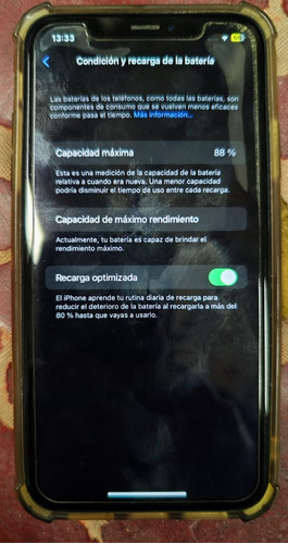 Apple iPhone XR 64 Gb - Negro Auriculares Funda 88% Bateria
