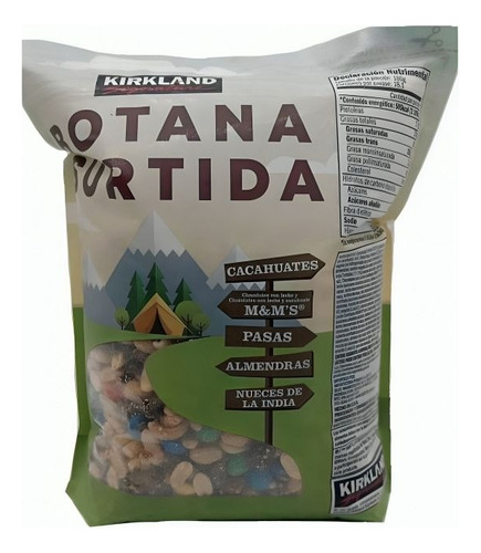 Botana Surtida Kirkland Nueces, Almendras, Chocolate 1.81 Kg
