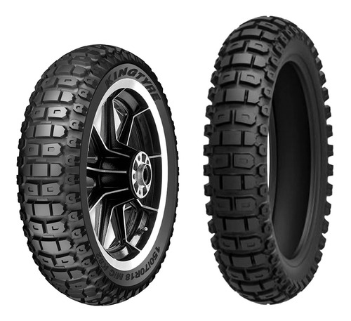 Juego De Cubiertas King Tyre K82 Dual 90 90 21 + 150 70 18