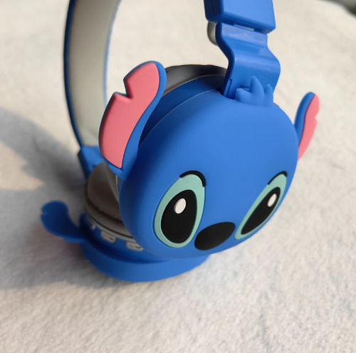 Audífono Bluetooth Stitch Para Iphone Samsung Xiaomi Azul Azul