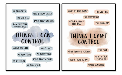 Things I Can Control Art Print Counsellor Therapist Office .