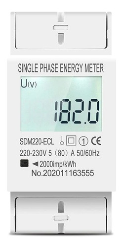 Medidor Consumo De Energia Monofásico 220v 80a