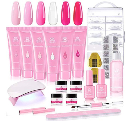 Kit De Gel De Ex Ión De Uñas De Polietil