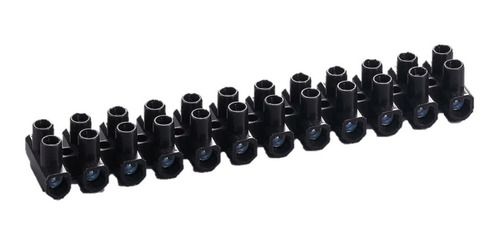 Imagen 1 de 1 de Regleta Negra 450v 57a 10mm2 8 Awg Vask Ts10bk