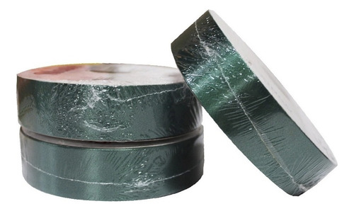 1 Rolo Fita Master Lisa Para Laços 32mmx100m A Cor Verde Escuro