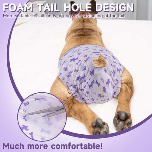 Panales Desechables Para Perros Micooyo Para Mujer, Panales