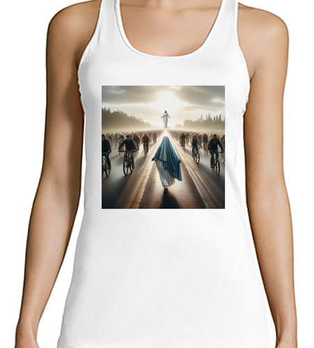 Musculosa Mujer Virgen De Lujan Santa Dios Creyentes