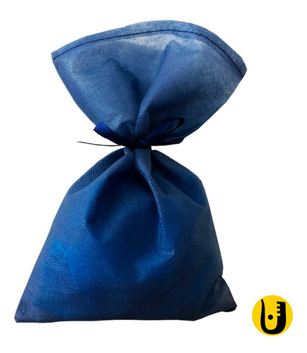 30 Saquinhos Sacolinhas Tnt 15x23 Azul Marinho Fita Marinho