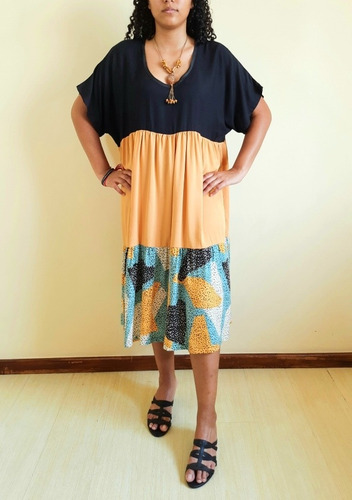 Imagem 2 de 6 de Vestido Feminino Tecido Médio Rita