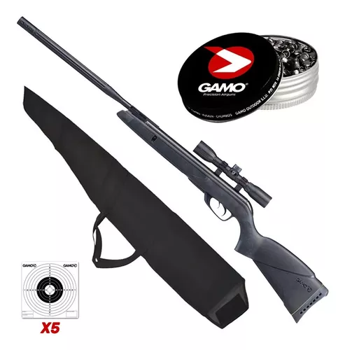 Rifle Aire Comprimido Gamo Wildcat Whisper Igt Funda+balines