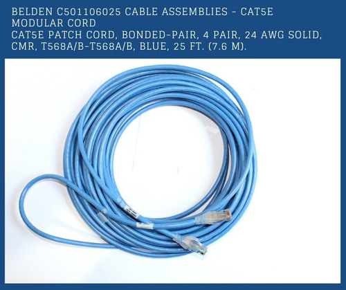 Cable Ethernet Cat6 15 Metros Belden C601106050