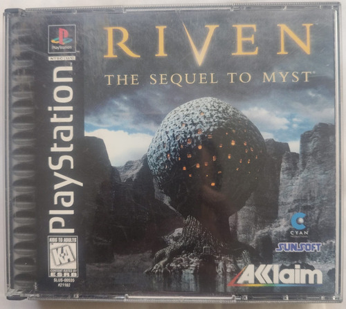 Riven The Sequel To Myst Original Playstation 