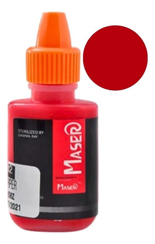 Pigmento Para Micropigmentación Maser 10ml Cejas Labios Ojos Color Red Pepper