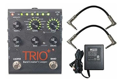 Looper Digitech Trio+ Para Bandas Con Cables Y Fuente