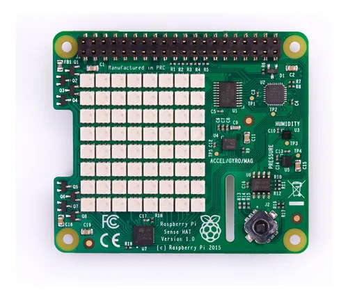 Raspberry Pi Sense Hat Con Sensores Y Led Rgb 8x8