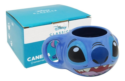 Caneca Formato 3d 350ml Stitch - Disney Original