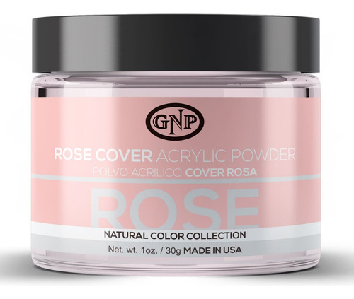 Polvo Acrílico Cover Gnp Rose 30gr. Color Rosa Pálido