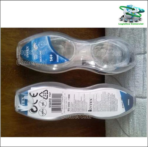 Lentes De Natacion Buceo Intex + Estuche 55692 Proteccion Uv