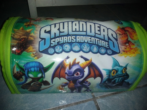 Skylanders Spyro's Adventure Cofre Maletín Porta Figuras