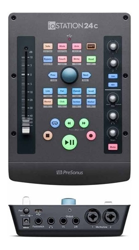 Interfaz Iostation 24c Presonus Audio Y Controlador 2x2 Usb
