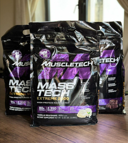 Suplemento Muscletech Protein Mass Tech Extreme 2000 12 Lb