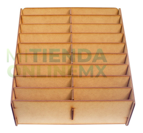 Imagen 5 de 5 de Caja Organizador Exhibidor Mdf 3mm Para 18 Teléfono Celular
