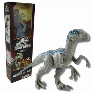 Imagem 1 de 5 de Dinossauro Boneco Velociraptor Blue - Figura Jurassic World - Mattel
