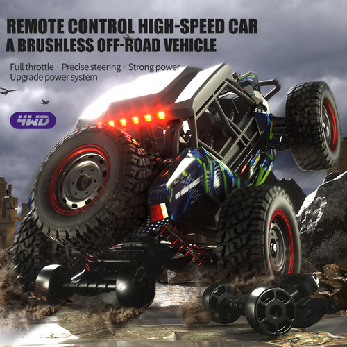 Coche De Control Remoto 4wd De 70 Km/h Con 3 Baterías