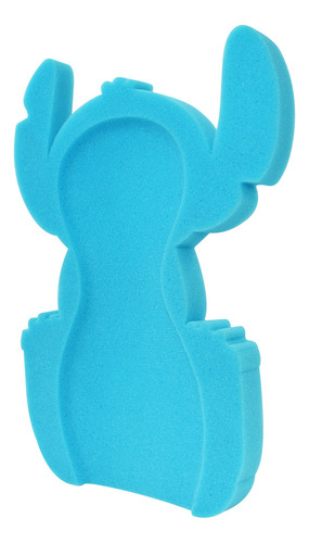 Esponja Antiderrapante Para Baño Disney Stitch Color Celeste