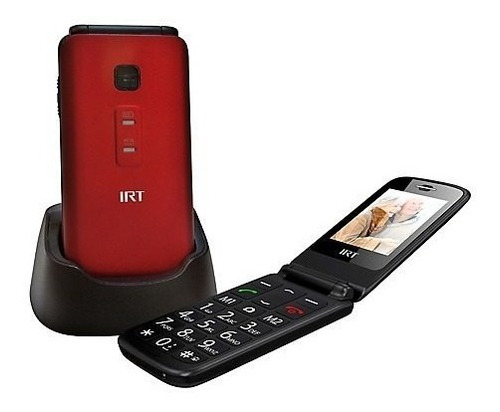 Celular Senior Adulto Mayor Irt Rojo + Chip - Prophone