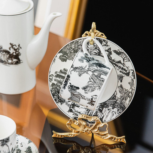 Soporte De Exhibición Para Tazas Y Platos De Té, Soporte