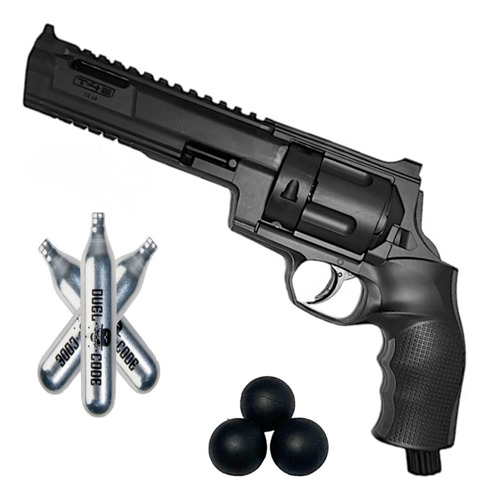 Revolver Tactical Umarex Co2 T4e Tr68 Disuasiva Cal .68 Kit