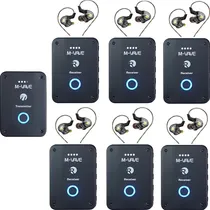 Comprar Monitor Retorno De Palco Ponto Sem Fio M-vave 6 Receptores