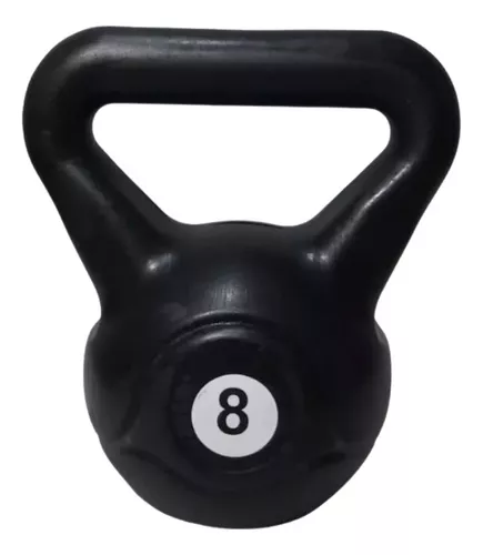 Pesa Rusa 8kg Kettlebell Fitness Gym Para Entrenamiento Pvc