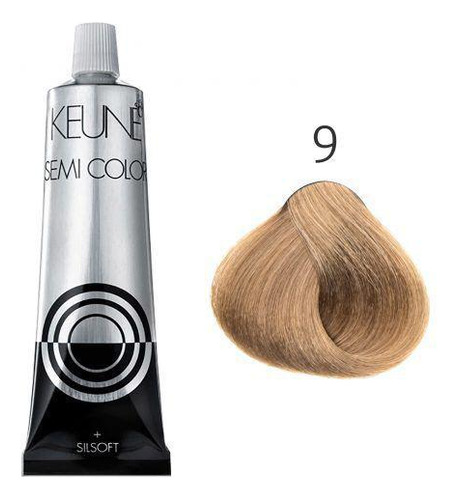 Tinta Keune Semi Color 60ml - Cor 9 - Louro Muito Claro