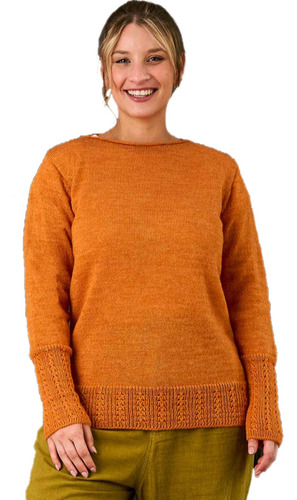 Sweater Con Puntos Puño Elástico Mauro Sergio 2024