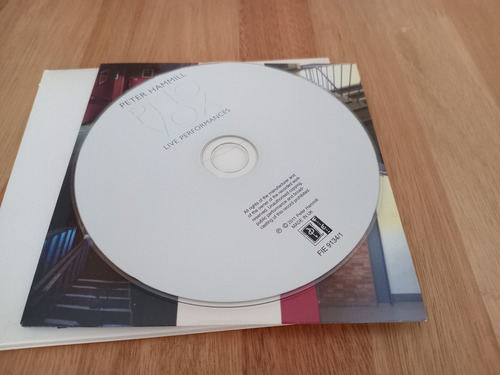 Peter Hammill Pno. Gtr. Vox. Live Performances Cd Doble Estándar (Usado)