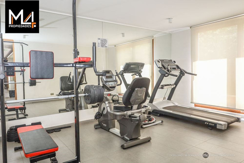 Departamento Amoblado 3dorm 2bañ Y 2estc En Las Condes