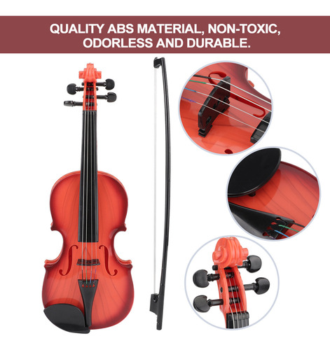 Nuevo Juguete De Violín Acústico Para Niños, Cuerdas
