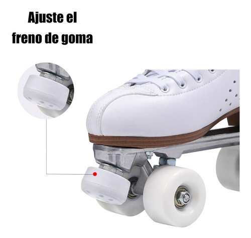 Imagen 4 de 10 de Patines Artistico Profesionales Saltos Giros 58 Mm Silicona