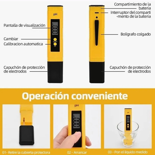 Imagen 2 de 8 de Medidor De Ph Digital+medidor De Ec /tds,preciso
