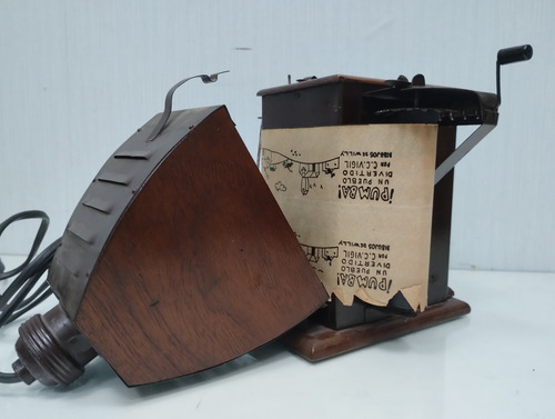 Antiguo Proyector Juguete Peliculas De Papel Con Animacion (Usado)
