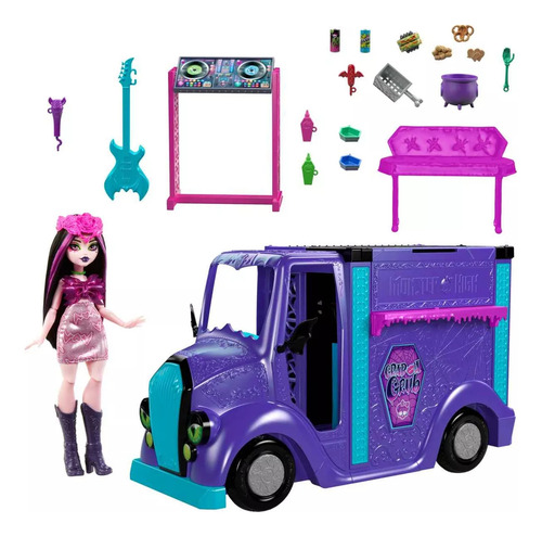 Monster High Set De Juego Camión De Los Sustos